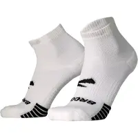 Brooks Chaussettes Ghost Lite Quarter 2-Pack Blanc, Taille S