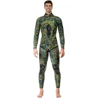 Salvimar N.a.t101 Camu 7 Mm Spearfishing Wetsuit Vert M Homme
