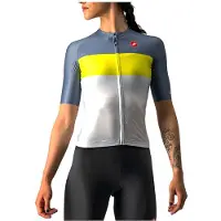 Castelli Aero Pro Short Sleeve Jersey Blanc XL Femme