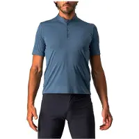 Castelli Tech 2 Short Sleeve Polo Gris XL Homme