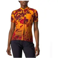 Castelli Unltd Sentiero Short Sleeve Jersey Orange L Femme