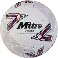 Mitre Shooter Netball Ball Blanc 4 Enfants