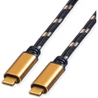 Roline Câble GOLD USB4 Gen3x2 40Gbit/s C-C ST/ST 100W 2m