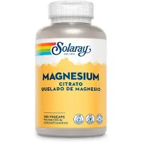 Solaray Magnesium Citrate 180 Units Blanc