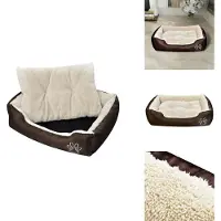 vidaXL Lit chaud pour chien avec coussin rembourré S - Lits pour chiens