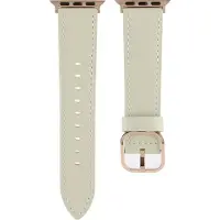 Cover-Discount Apple Watch 44/45/46/49mm - Bracelet de remplacement en cuir (Cuir), Sangles de montre, Beige