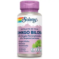 Solaray Ginkgo Biloba 60mg Capsules 60 Units Blanc,Violet