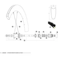 Mavic Jante Comete Pro Carbon Sl Tdf Rear