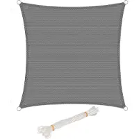 OEM Auvent rectangulaire 3 x 4 m, gris foncé, en PEHD