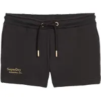 Superdry Pantalon 'Essential' or / noir