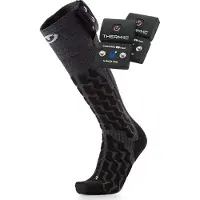 Therm-ic - Chaussettes chauffantes avec batteries - Set Heat Fusion Uni + S-700B - Taille 35-38 - Noir