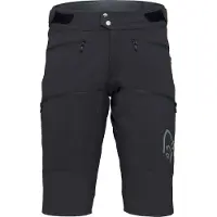 Norrøna - Short de VTT ultra-résistant - Fjora Flex1 Heavy Duty Shorts M Caviar pour Homme en Nylon - Taille S - Noir