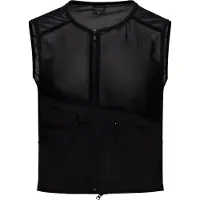 Norrøna - Plastron pare-neige - Ski/Snowboard Zip-In Vest M Caviar pour Homme - Taille S - Noir