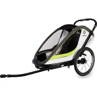 Hamax Breeze Bike Trailer Argenté Max 42 kg Garçon