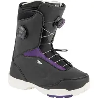 Nitro - Boots de snowboard all-mountain - Scala Boa Black Purple pour Femme - Taille 36 2/3 - Noir