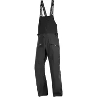Salomon - Salopette de ski imperméable - Absolute 3L Bib M Deep Black pour Homme - Taille S - Noir