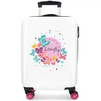 Movom Happy Time Valise Trolley Cabine Multicolore 37x55x20 cms Rigide ABS Serrure à combinaison 32L 2,5Kgs 4 roues doubles Bagage à main
