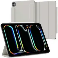 Spigen Air Skin folio OneTap pour Apple iPad Pro 11 (2025) M5 / (2024) M4 - Gris