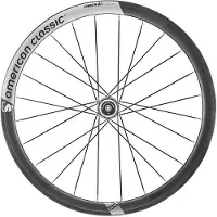 American Classic Carbon 40 Road Wheel Set Argenté 100/130 mm / Shimano/Sram HG