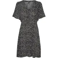Vero Moda Robe-chemise 'VMAlba' noir / blanc