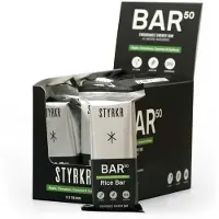 Styrkr Bar50 Energy Bars Box Cinnamon&caramel 75g 12 Units Clair