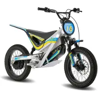 Yotsuba Moto Woof 16 Motocross/trial Electric Motorcycle Argenté Garçon