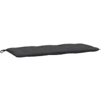 vidaXL Coussin pour banc de jardin Melange Anthracite 120x50x7 cm Tissu