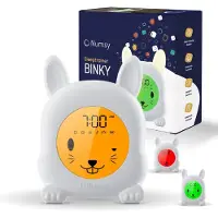 Numsy Rabbit Sleep Trainer Children - Alarme de sommeil avec veilleuse - Réveil pour enfants