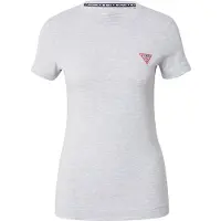 GUESS T-shirt gris chiné / rouge