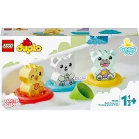 LEGO Jouet de Bain 10965 DUPLO - Train Flottant des Animaux - Multicolore - 14 Pièces