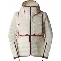 The North Face - Doudoune de ski - A68A Woven 50/50 Jacket Khaki Stone/White Dune pour Homme - Taille S - Blanc