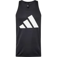 Adidas T-Shirt fonctionnel 'Run it' noir / blanc