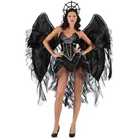 MOM Dark Angel Men Costume Noir XL Enfants