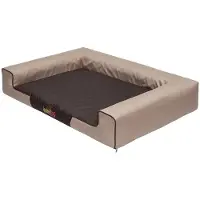 HOBBYDOG Lit Pour Chien - Victoria - Xxl - Beige - Tissu Oxford - Mousse De Polyuréthane