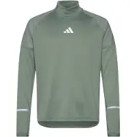 Adidas Ultimate Hi Vis Reflective Half Zip Sweatshirt Vert S Homme