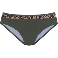 LASCANA Bas de bikini marron / kaki / noir