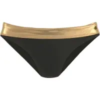 LASCANA Bas de bikini or / noir