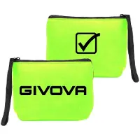 Givova Pochette Néoprène Fluo Yell-noir Sac à main