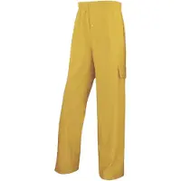 Deltaplus Pantalon de pluie professionnel - enduit bleu - taille XL