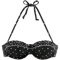 LASCANA Hauts de bikini noir / blanc