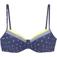 LASCANA Hauts de bikini marine / citron vert / blanc