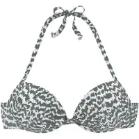 LASCANA Hauts de bikini olive / blanc