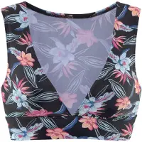Kangaroos Hauts de bikini bleu clair / orange clair / rose foncé / noir