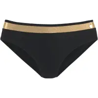 LASCANA Bas de bikini jaune d'or / noir