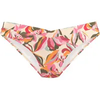 s.Oliver Bas de bikini crème / vert foncé / pitaya / magenta