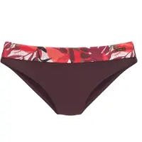 LASCANA Bas de bikini marron / aubergine / rouge / blanc