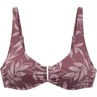 LASCANA Hauts de bikini marron / blanc