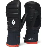 Black Diamond - Moufles de freeride en PrimaLoft&reg; et en GORE-TEX - W Progression Mitts Black / Black pour Femme en Cuir - Taille M - Noir