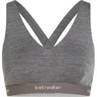 Icebreaker Soutien-gorge de sport gris