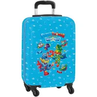Safta Supershings Rescue Force Cabin 20 Single Wheel 40.1l 34.5x55x20 Cm Trolley Bag Bleu Enfants